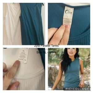 ZYIA Parallel Tanks Set of 2- Size L & XL
